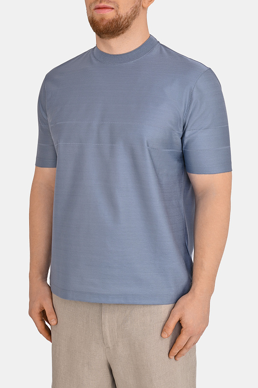 Футболка CANALI Голубой Мужской T0943MJ02438