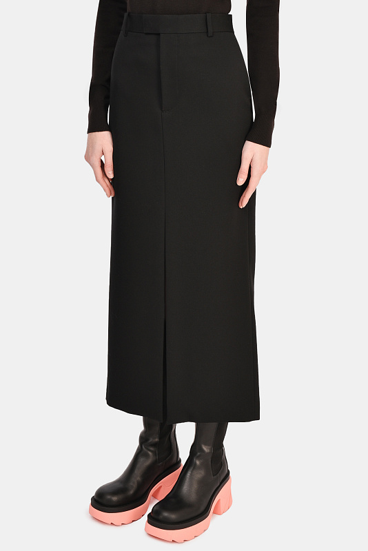 Юбка BOTTEGA VENETA Черный Женский 659561 VKIS0