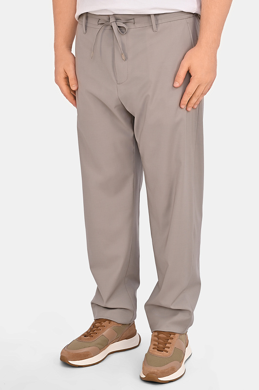 Брюки CANALI Светло-бежевый Мужской U91659AA05960