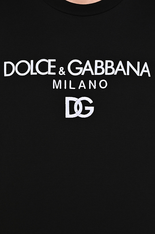 Футболка DOLCE & GABBANA  Черный Мужской G8PD7Z G7B9X