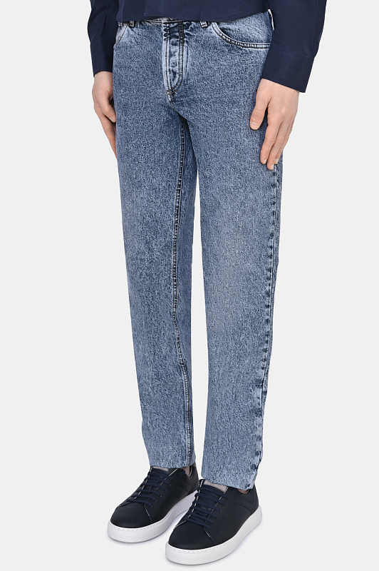 Джинсы BRUNELLO  CUCINELLI Синий Мужской MA095D2210