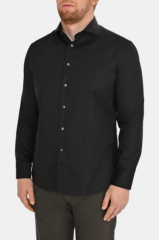 Рубашка хлопок CANALI Черный Мужской GA03288 CCLX0C3