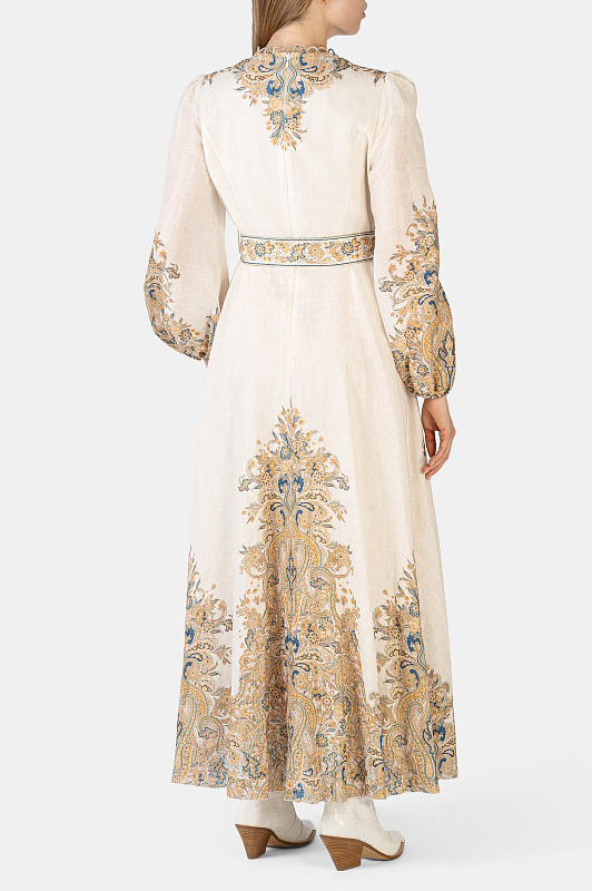 Платье ZIMMERMANN Молочный Женский 7268DFRE IFLP