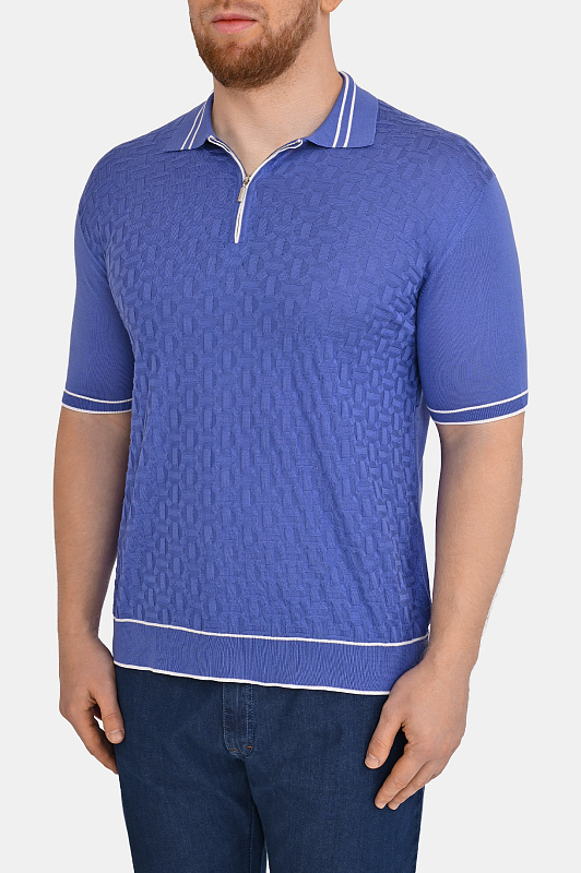 Поло CASTANGIA Голубой Мужской NC04