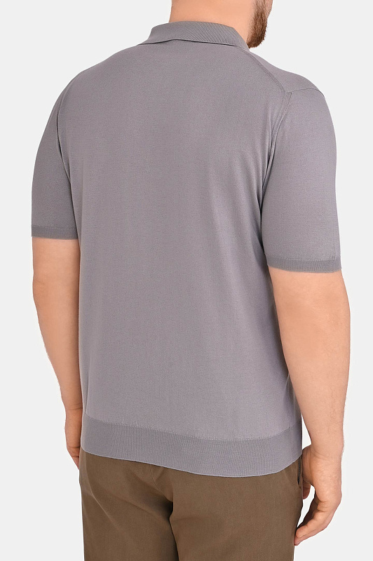 Поло KITON Серый Мужской UMKX33ZK35