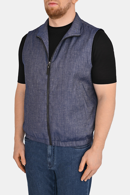Жилет CANALI Темно-синий Мужской O41088USG03468