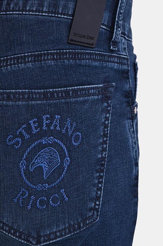 Шорты STEFANO RICCI Темно-синий Мужской MST6102160 T0042