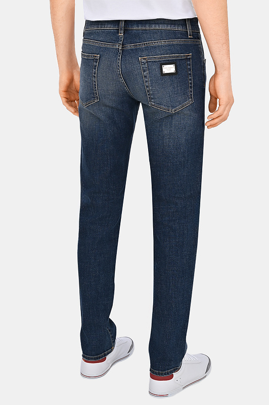 Джинсы DOLCE & GABBANA  Темно-синий Мужской GY07CD G8GW9