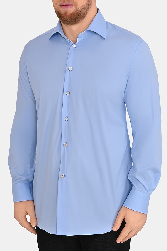 Рубашка KITON Голубой Мужской UCCH0296008 Рубашка KITON Голубой Мужской UCCH0296008
