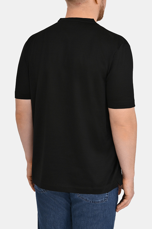Футболка CANALI Черный Мужской T0922MJ00002