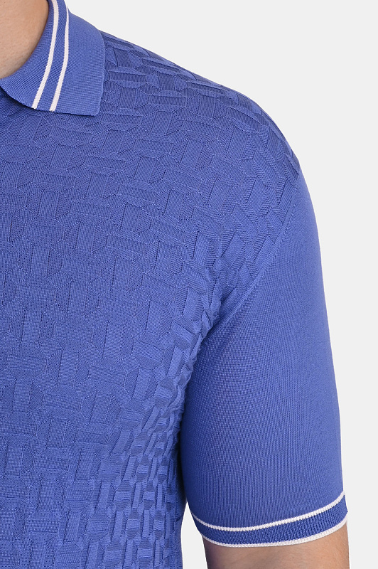 Поло CASTANGIA Голубой Мужской NC04