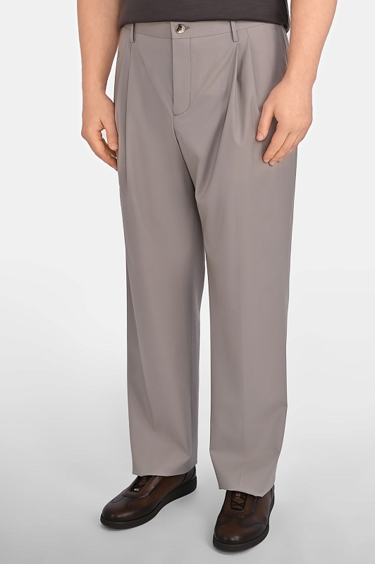 Брюки CANALI Светло-бежевый Мужской U97260AA05960