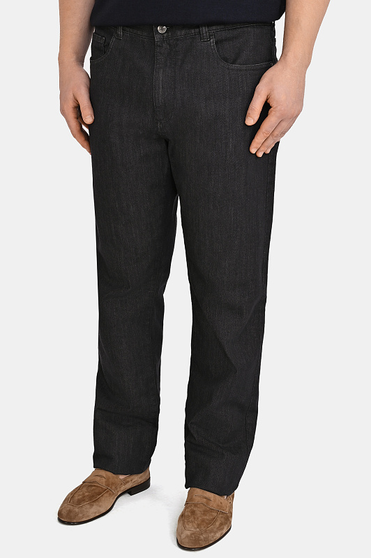 Джинсы CANALI Черный Мужской 91719PD00018