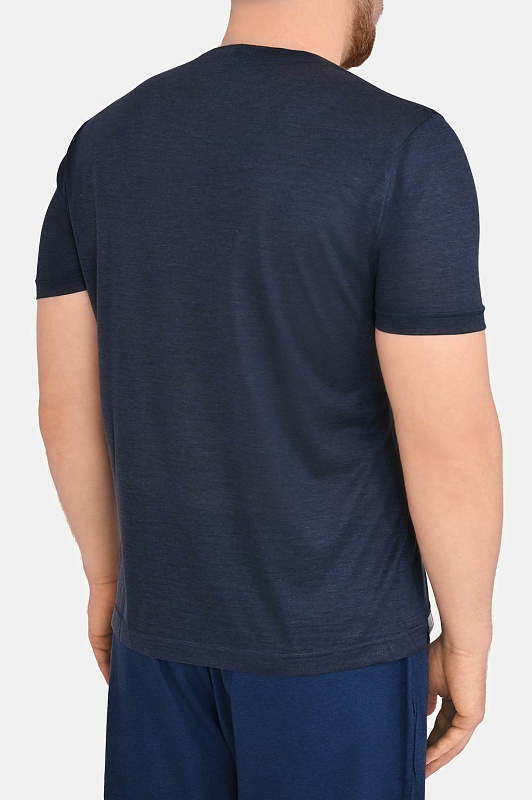 Футболка CAPOBIANCO Темно-синий Мужской 18M660.OP00.