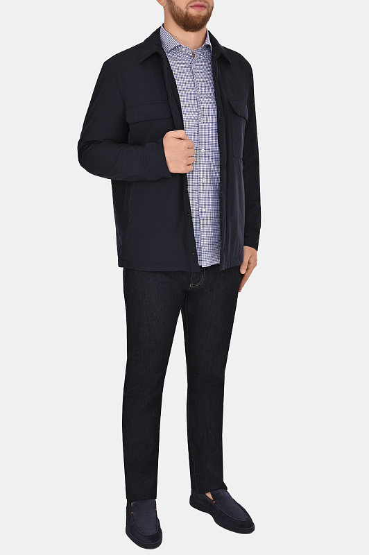 Рубашка CANALI Синий Мужской GD03019 XC3