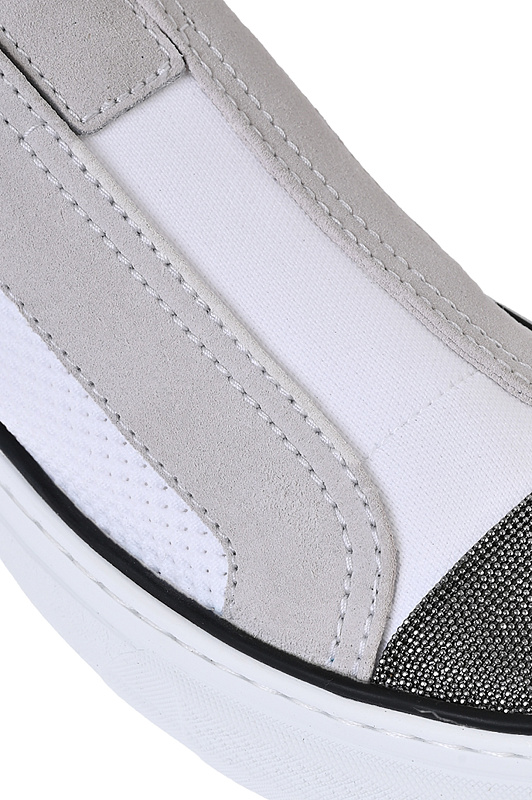 Кеды BRUNELLO  CUCINELLI Белый Женский MZ49G2940