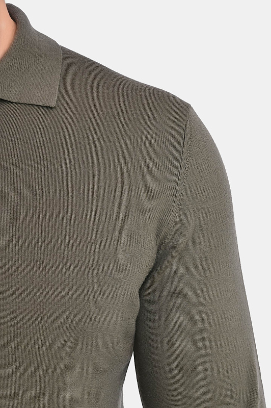 Поло CANALI Темно-зеленый Мужской C0017 MK01149