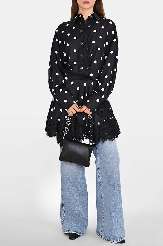 Платье SPORTMAX Черно-белый Женский SPXBOSSO 2612221022600 Платье SPORTMAX Черно-белый Женский SPXBOSSO 2612221022600
