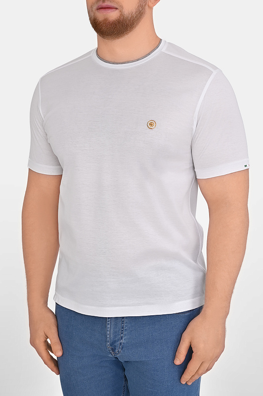 Футболка STEFANO RICCI Белый Мужской MNH6105000 TE0001