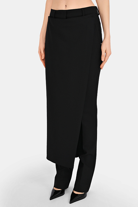 Брюки SPORTMAX Черный Женский SPXUTOPIA 2612131061600