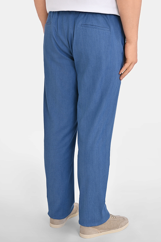 Брюки KITON Голубой Мужской UPN01H0969603