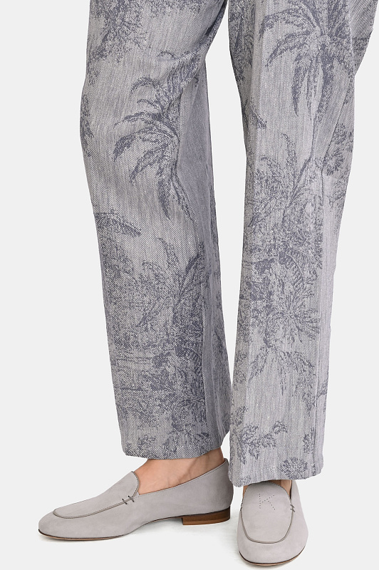 Лоферы KITON Серый Женский D61807N010083