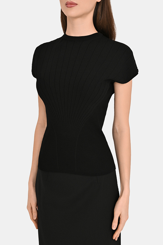 Топ SPORTMAX Черный Женский SPXSAMBA 2612361081600