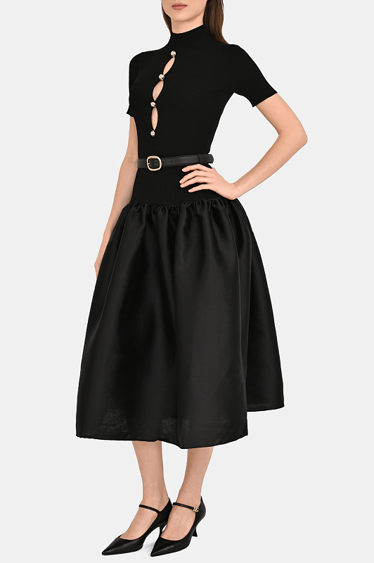 Платье+ремень SELF PORTRAIT  Черный Женский RS26138MB