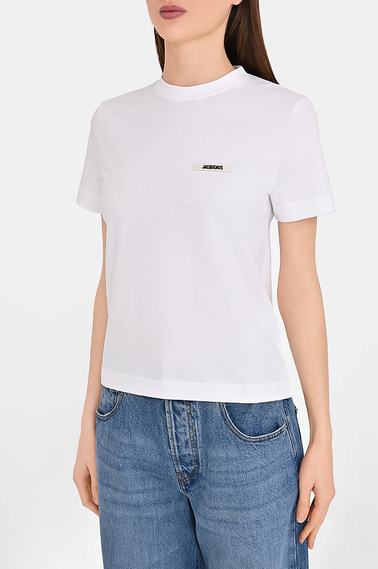 Футболка JACQUEMUS Белый Женский TSW00550AJ00029 