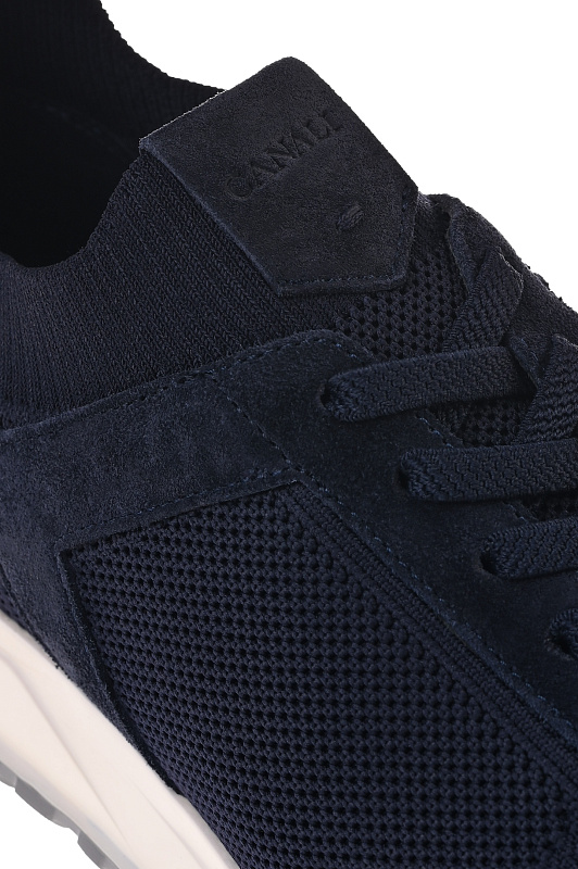 Кроссовки CANALI Темно-синий Мужской 491226RC01288