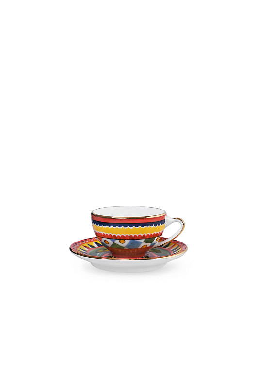 Чашка+Блюдце DOLCE & GABBANA Разноцветный Unisex TC0100 TCA22 Чашка+Блюдце DOLCE & GABBANA Разноцветный Unisex TC0100 TCA22