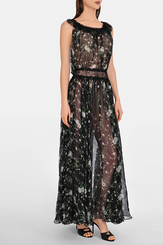 Платье DOLCE & GABBANA  Черный Женский F654HTIS12I