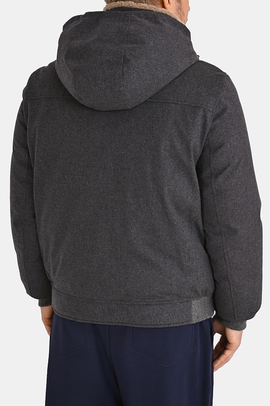 Куртка BRUNELLO  CUCINELLI Темно-серый Мужской MM4701606