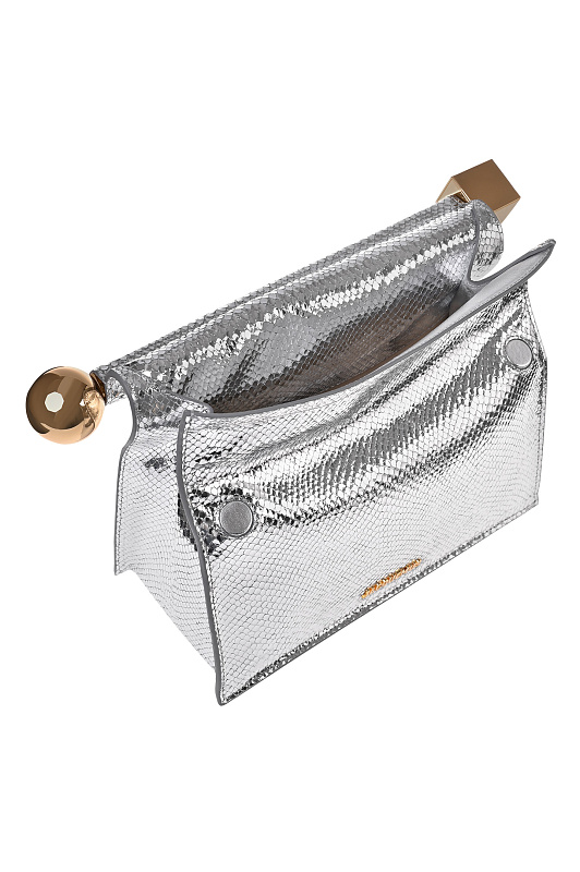 Клатч JACQUEMUS Серебряный Женский BAW00356AC05A04
