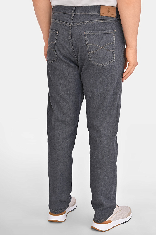 Джинсы BRUNELLO CUCINELLI Серый Мужской M230PO1090 Джинсы BRUNELLO CUCINELLI Серый Мужской M230PO1090