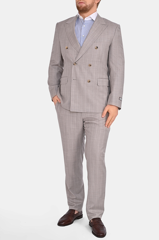Костюм CANALI Светло-бежевый Мужской E12486/19BX06041