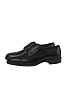 Гладкие дерби на шнуровке SANTONI Черный