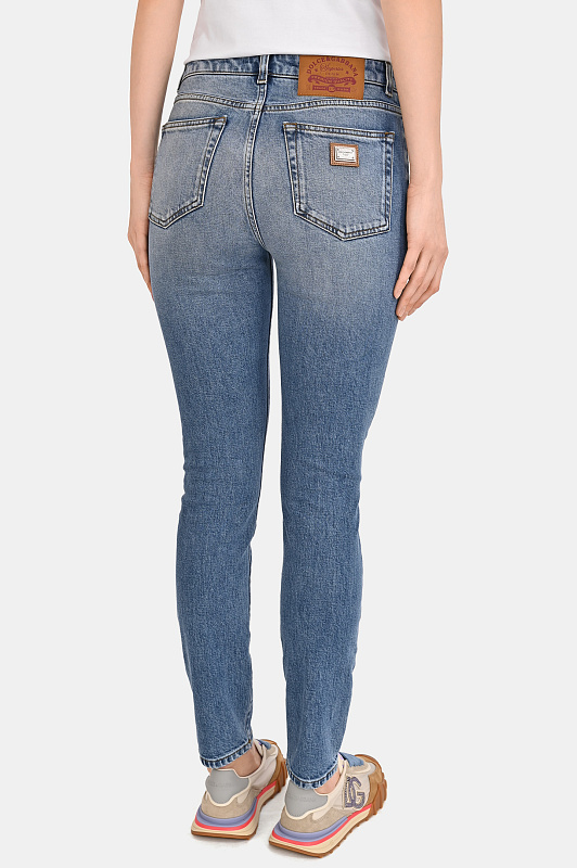 Джинсы DOLCE & GABBANA  Голубой Женский FTC67D G8OC7