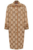 Пальто GUCCI Бежевый