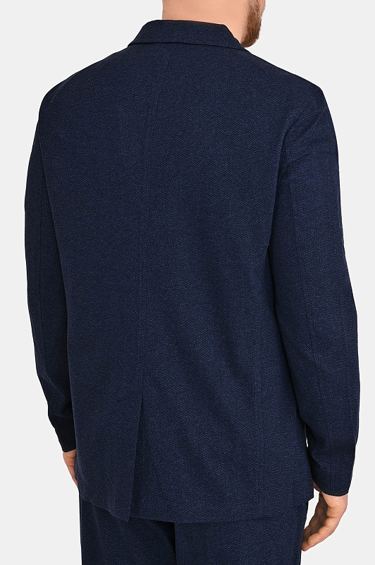 Пиджак CAPOBIANCO Темно-синий Мужской 18M214.AL00.