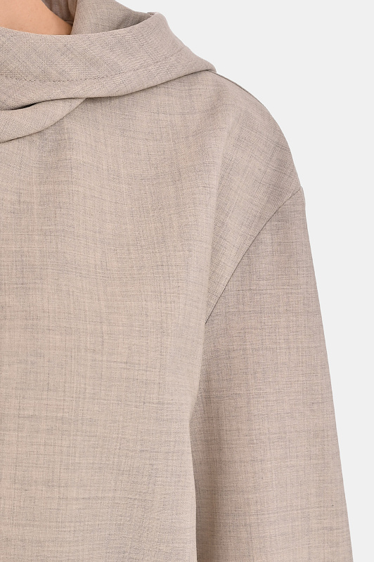 Куртка P.A.R.O.S.H. Светло-бежевый Женский LUWOOL-D420399