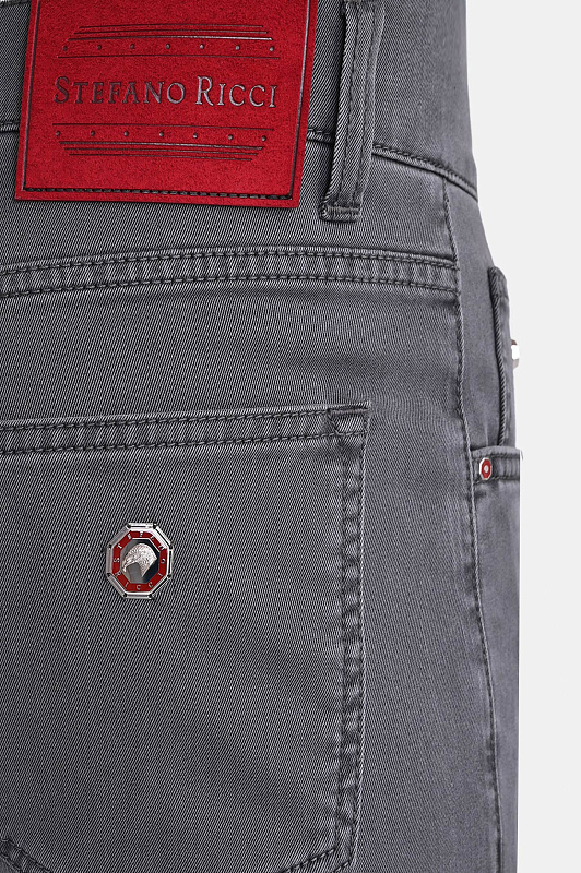 Джинсы STEFANO RICCI Серый Мужской MFT61B3010 T286BK