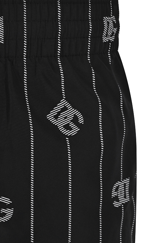 Плавки-шорты DOLCE & GABBANA  Черно-белый Мужской M4A06T ISMDD