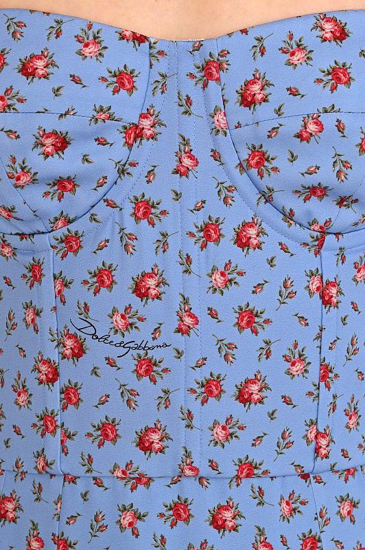 Платье DOLCE & GABBANA  Голубой Женский F60HVTFSA79 