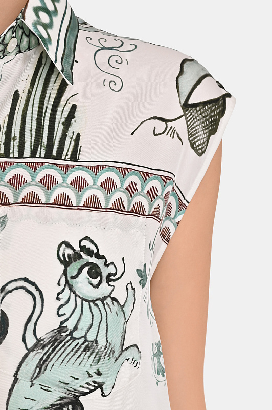 Топ FABIANA FILIPPI  Белый Женский CAD275F597