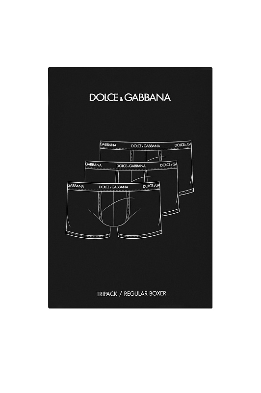 Набор боксеры 3шт. DOLCE & GABBANA  Разноцветный Мужской M9A33JON082