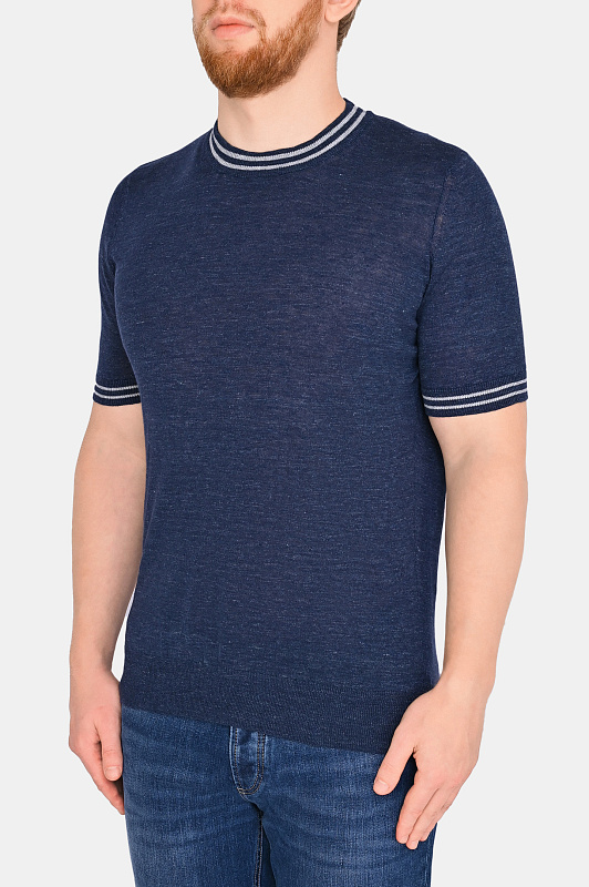 Джемпер BRUNELLO  CUCINELLI Синий Мужской M2L00600