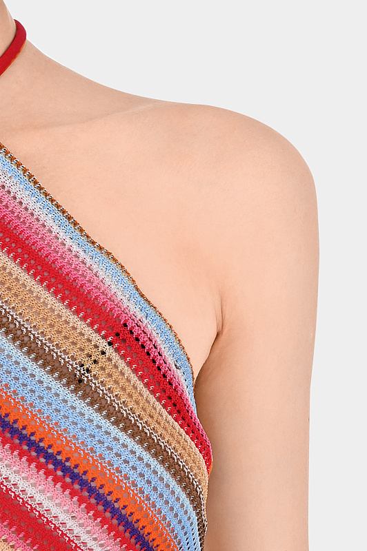 Топ из вискосы MISSONI Разноцветный Женский NS24SK02-BR00UW