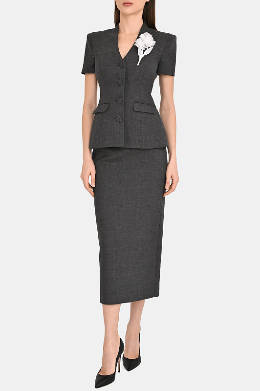 Платье SELF PORTRAIT  Темно-серый Женский RS26160MAGR