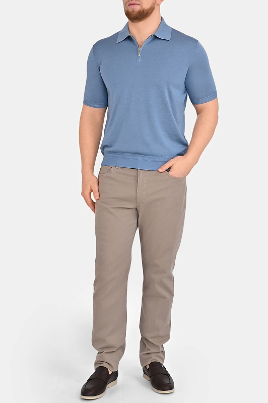 Поло STEFANO RICCI Голубой Мужской K616215P31 F26101